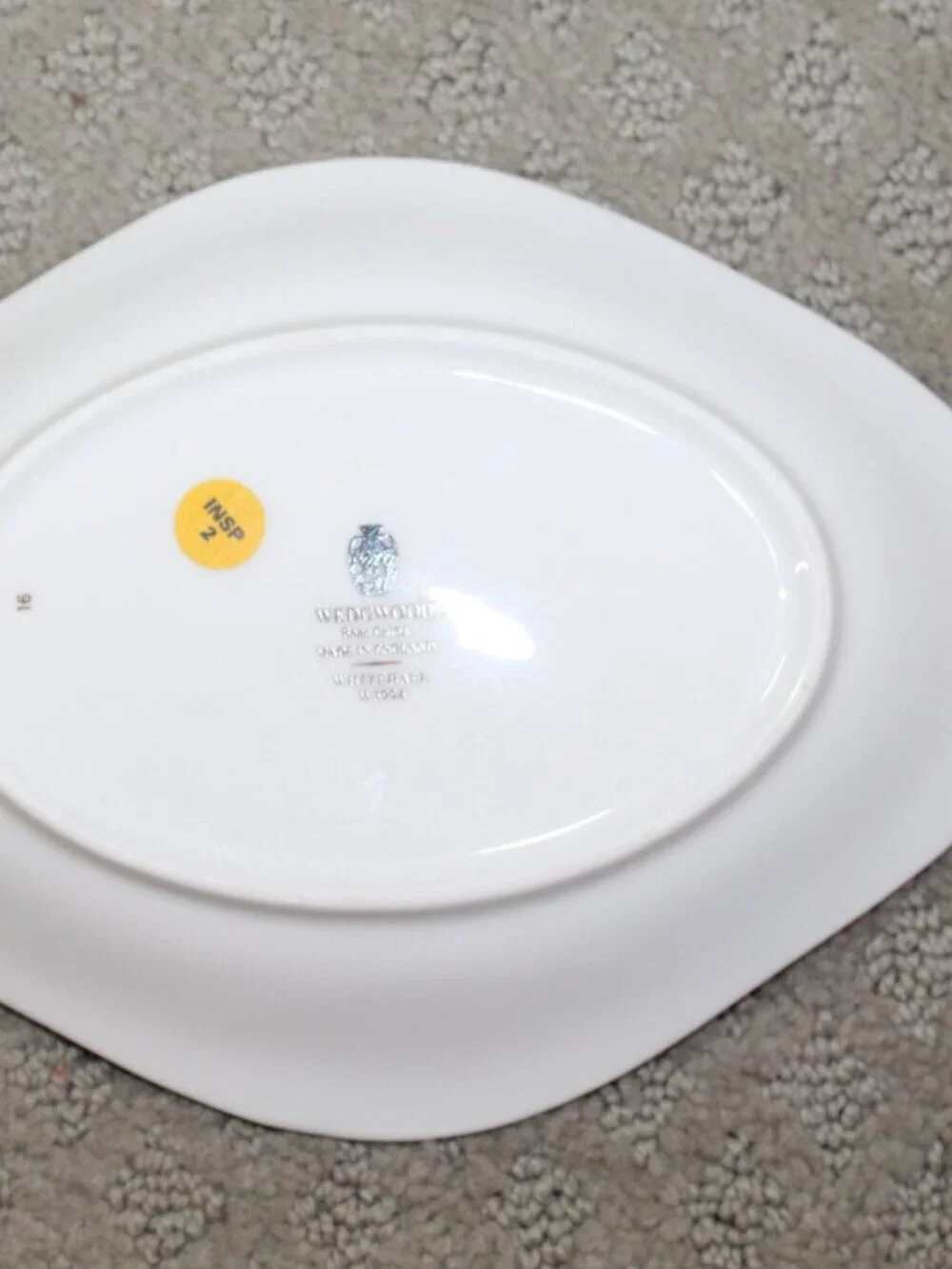 Wedgwood Whitehall W3994 Bone China Powder Ruby Gravy Boat & Underplate/Saucer
